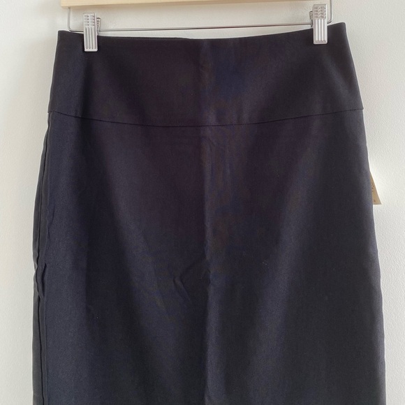 Wet Seal Black Minimalistic Pencil Skirt Size Large New With Tag - Picture 2 of 7